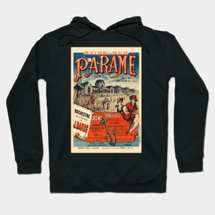 Bains de mer Parame France Vintage Poster 1888 Hoodie